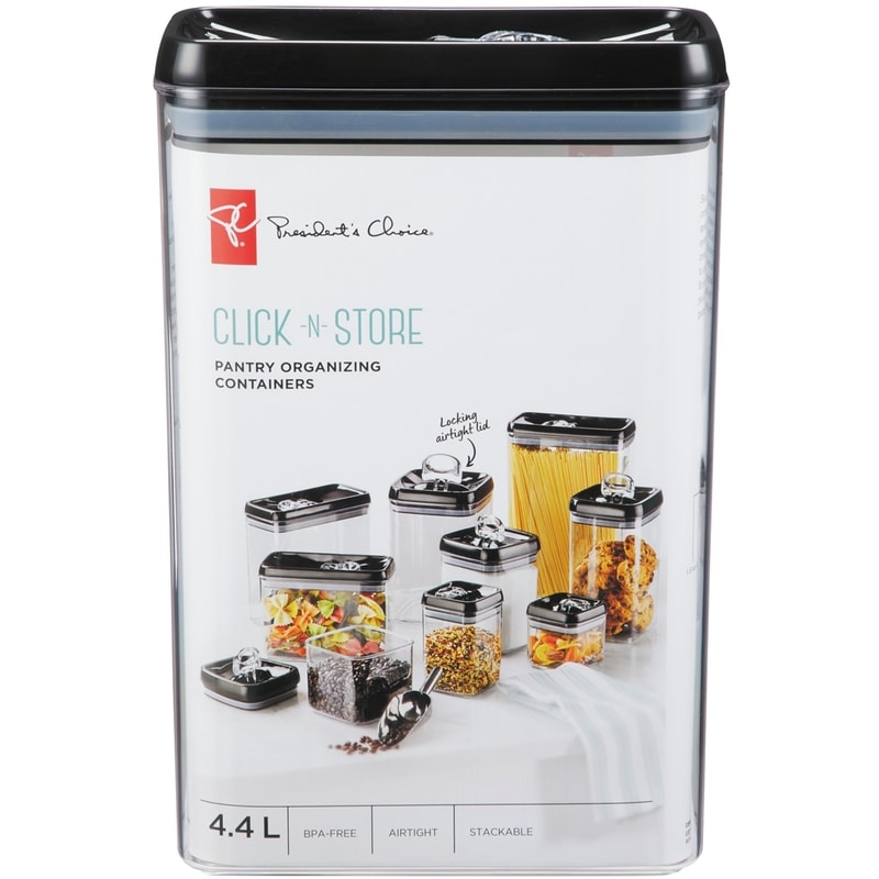 Flip-Tite Container, Rectangle, 4.4L