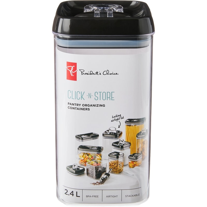 Click-n-Store Pantry Container Square 2.4L 