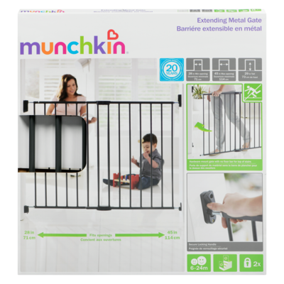 Munchkin Extendable Metal Gate 1 ea, $57.99/1ea