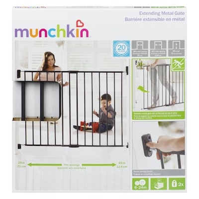 Munchkin Extendable Metal Gate 1 ea, $39.99/1ea