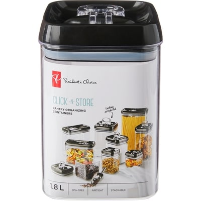 le Choix du Président Contenants de rangement pour le garde-manger Click-N-Store Carré 1,8L 1 ea, 11,00 $/1ch