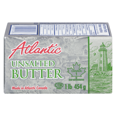 null Atlantic Butter, Unsalted 454 g, $1.54/100g