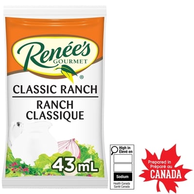 Renée’s Gourmet Vinaigrette Ranch 43 ml, 0,50 $/100ml
