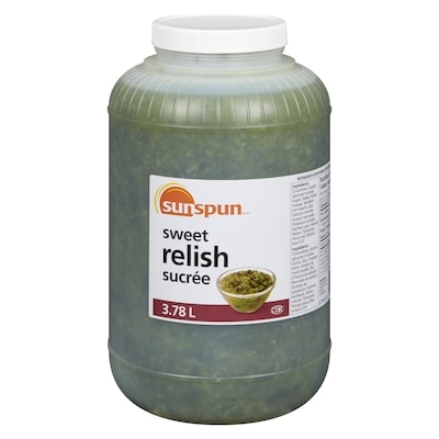 Sunspun Relish sucrée 3.78 l, 0,34 $/100ml