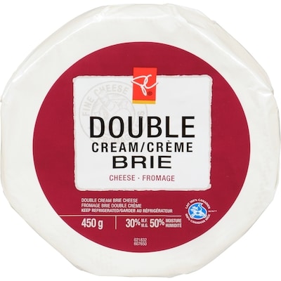 President's Choice Double Cream Brie Cheese 450 g, $3.33/100g