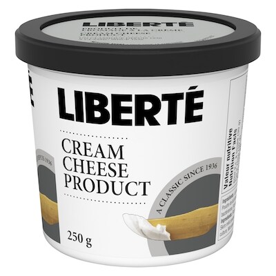 Liberte Cream Cheese Product 250 g, $2.28/100g