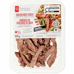 le Choix du Président Lanières de surlonge de bœuf 300 g, 53,33 $/1kg 5,33 $/100g