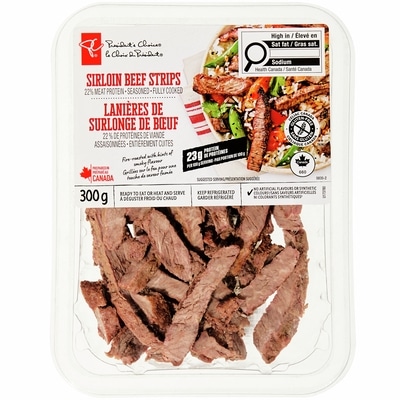 le Choix du Président Lanières de surlonge de bœuf 300 g, 53,33 $/1kg 5,33 $/100g