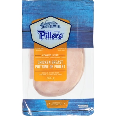 Piller’s Poitrine de poulet, cuite 200 g, 30,00 $/1kg 3,00 $/100g