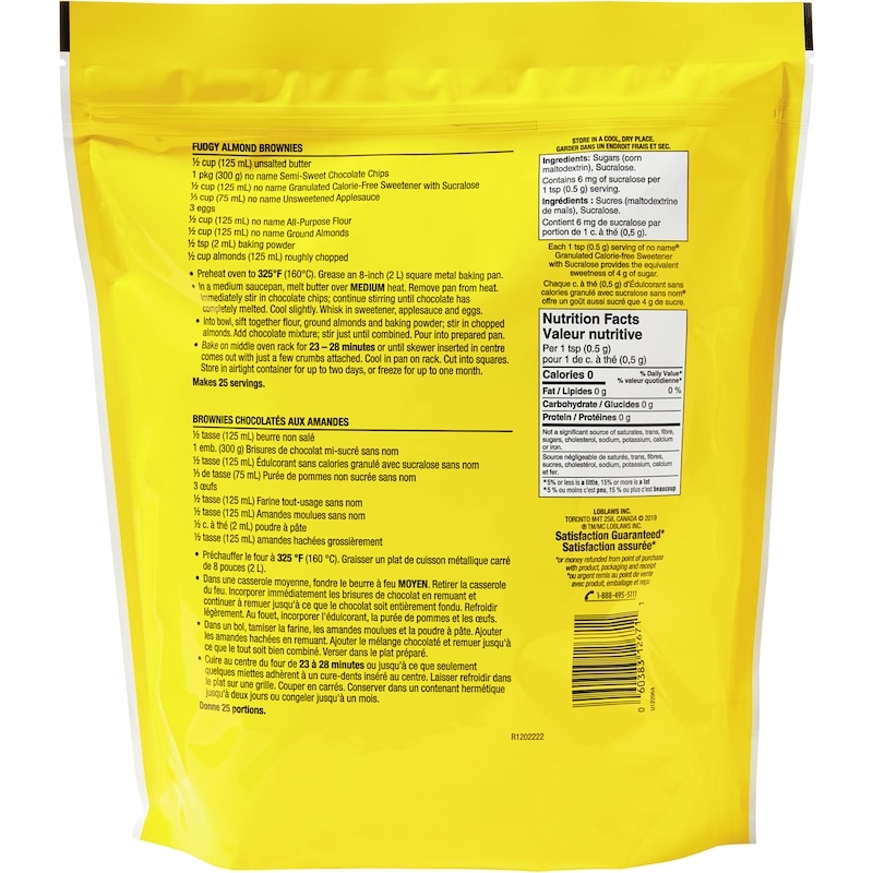 Calorie Free Sweetener