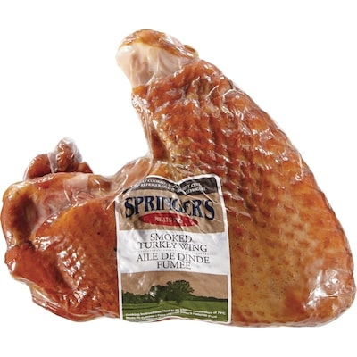 Springer's Meats Smoked Turkey Wings $11.00/1kg $4.99/1lb