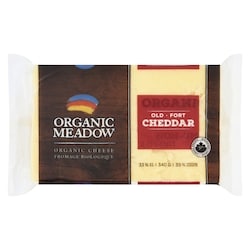 Organic Meadow Organic Cheese, Old Cheddar 340 g, $3.53/100g