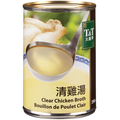 T&T Chicken Broth 398 ml, $0.37/100ml