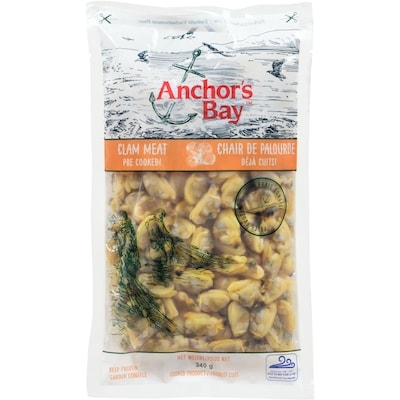 Anchor Bay Cooked Clam Meat 340 g, $2.33/100g