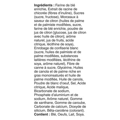 Délice Citron Barres