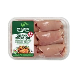 Yorkshire Valley Farms Organic Chicken Thighs Boneless & Skinless $28.64/1kg $12.99/1lb