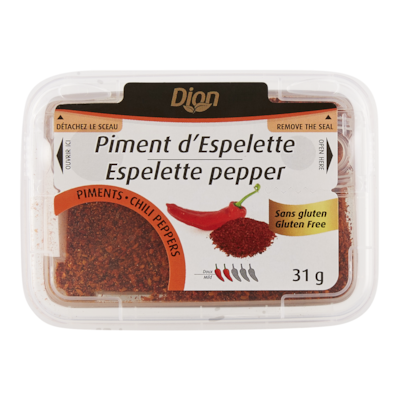 Dion Piment d’Espelette 31 g, 45,16 $/100g