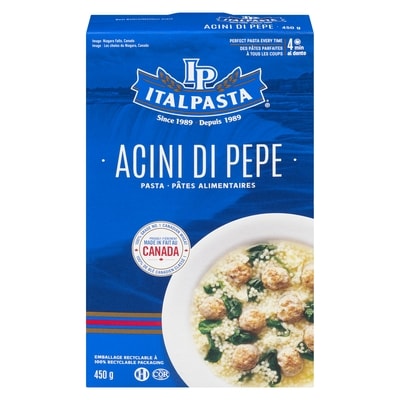 Italpasta Acini Di Pepe Soup Pasta 450 g, $0.55/100g