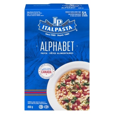 Italpasta Pasta, Alphabets 450 g, $0.44/100g