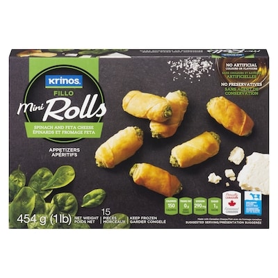 Krinos Mini Twisters, Spinach & Feta Cheese 454 g, $1.21/100g