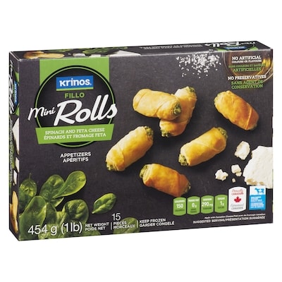 Mini Twisters, Spinach & Feta Cheese