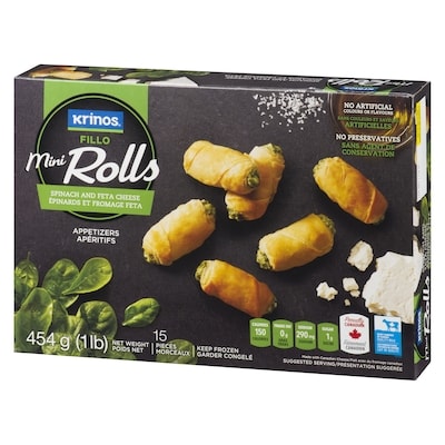 Mini Twisters, Spinach & Feta Cheese