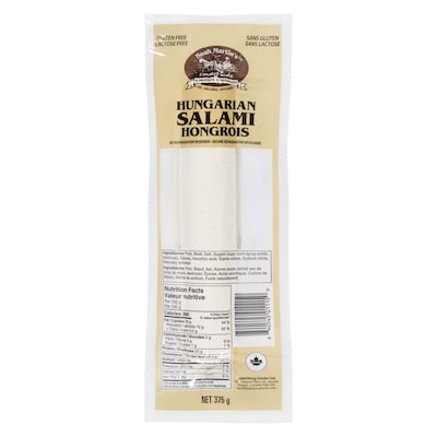 Noah Martin Hungarian Salami 375 g, $27.97/1kg $2.80/100g