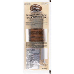 Noah Martin Saucisson d’été du marché 600 g, 29,15 $/1kg 2,92 $/100g