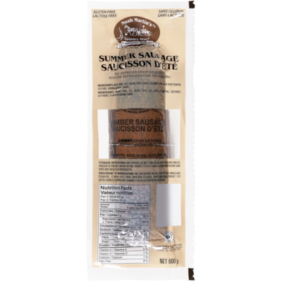 Noah Martin Saucisson d’été du marché 600 g, 29,15 $/1kg 2,92 $/100g