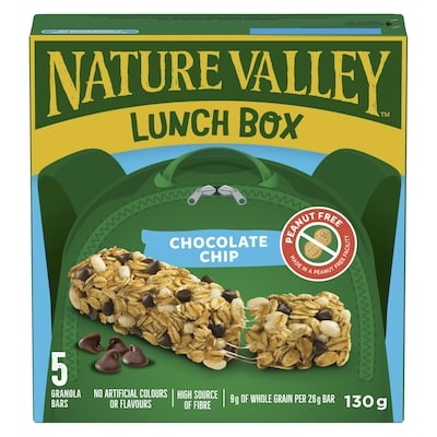 Lunch Box Chewy Granola Bars, Chocolate Chip