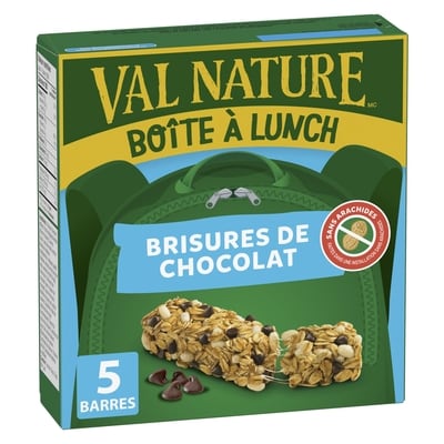 Nature Valley Barres granola Boîte à lunch grains de chocolat tendres 130 g, 3,07 $/100g