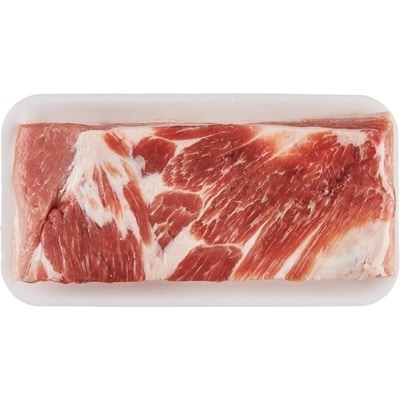 null Pork Belly Portions, Service Case $16.51/1kg $7.49/1lb