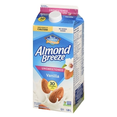 Almond Breeze Almond Milk, Unsweetened Vanilla