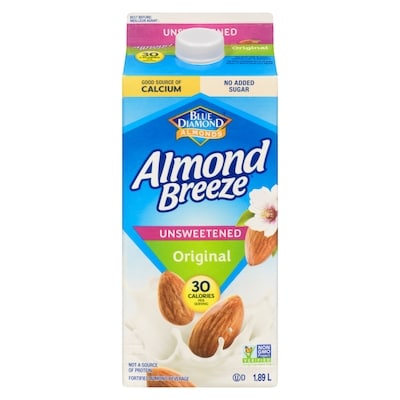 Almond Breeze Unsweetened Almond Milk, Original
