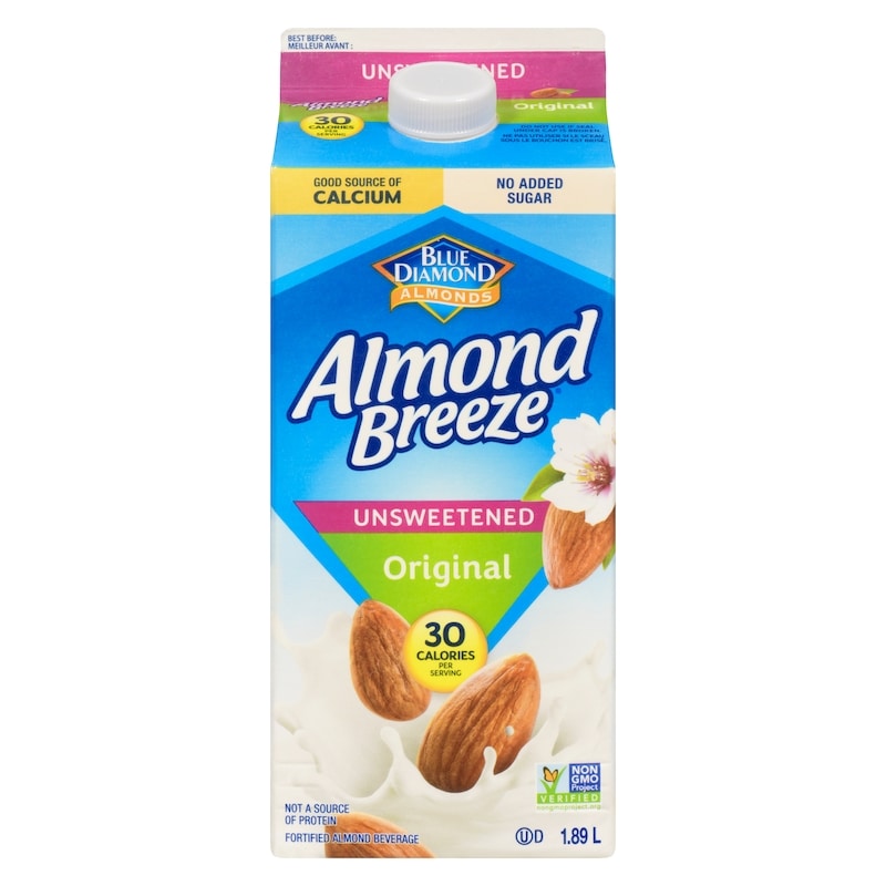 Almond Breeze Unsweetened Almond Milk, Original