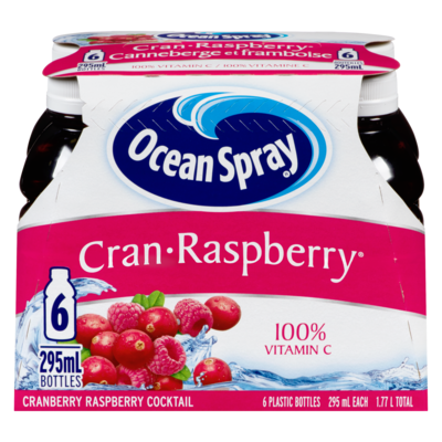 Ocean Spray Cranberry Raspberry Cocktail 6x295.0 ml, $0.34/100ml