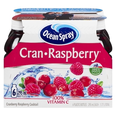 Ocean Spray Cranberry Raspberry Cocktail 6x295.0 ml, $0.33/100ml