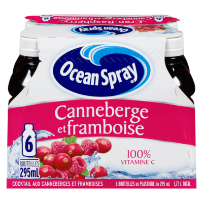 Ocean Spray Cocktail canneberge et framboise 6x295.0 ml, 0,34 $/100ml