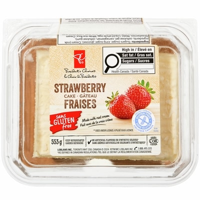 le Choix du Président Gâteau aux fraises 553 g, 2,89 $/100g