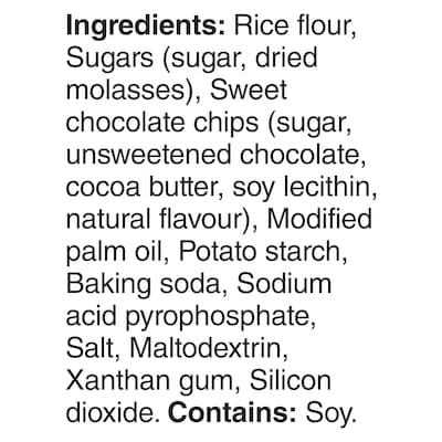 Gluten Free Cookie Mix, Chocolate Chip