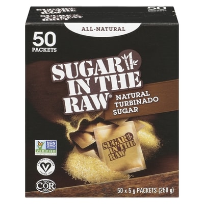 In The Raw Natural Turbinado Sugar 50 g