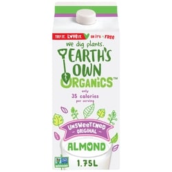 So Nice Original Unsweetened Organic Almond Milk Alternative 1.75 l, $0.26/100ml