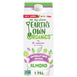 So Nice Original Unsweetened Organic Almond Milk Alternative 1.75 l, $0.23/100ml