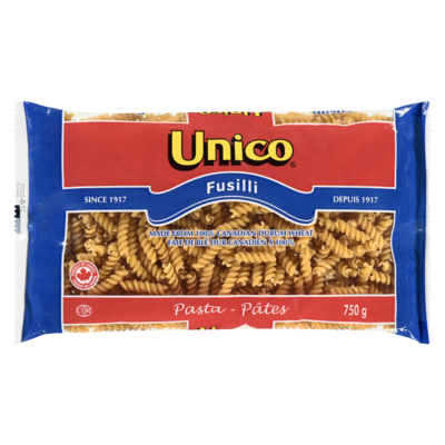 Unico Fusilli 750 g, 0,44 $/100g