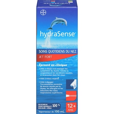 Hydrasense Vaporisateur nasal Jet fort 100 ml, 11,47 $/100ml