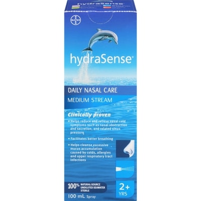 Hydrasense Daily Nasal Care, Medium Stream 100 ml, $11.47/100ml