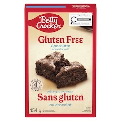 Betty Crocker Gluten Free Brownies Baking Mix, Chocolate - 454 g