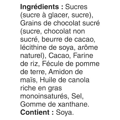 Mélange à Brownies Sans Gluten , Chocolat