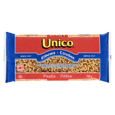 Unico Elbows 750 g, $0.44/100g