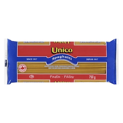 Unico Spaghetti 750 g, 0,44 $/100g